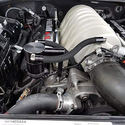 UPR Products 2005-2010 Jeep Cherokee SRT8 Billet Oil Catch Can 6.1L HEMI Black