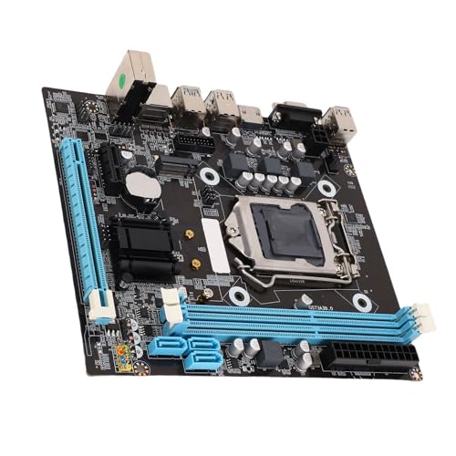 Placa Base de Computadora, Placa Base H81 LGA 1150 M.2 NVMe NGFF 6Gbps Micro ATX de Alta Velocidad para PC de Escritorio