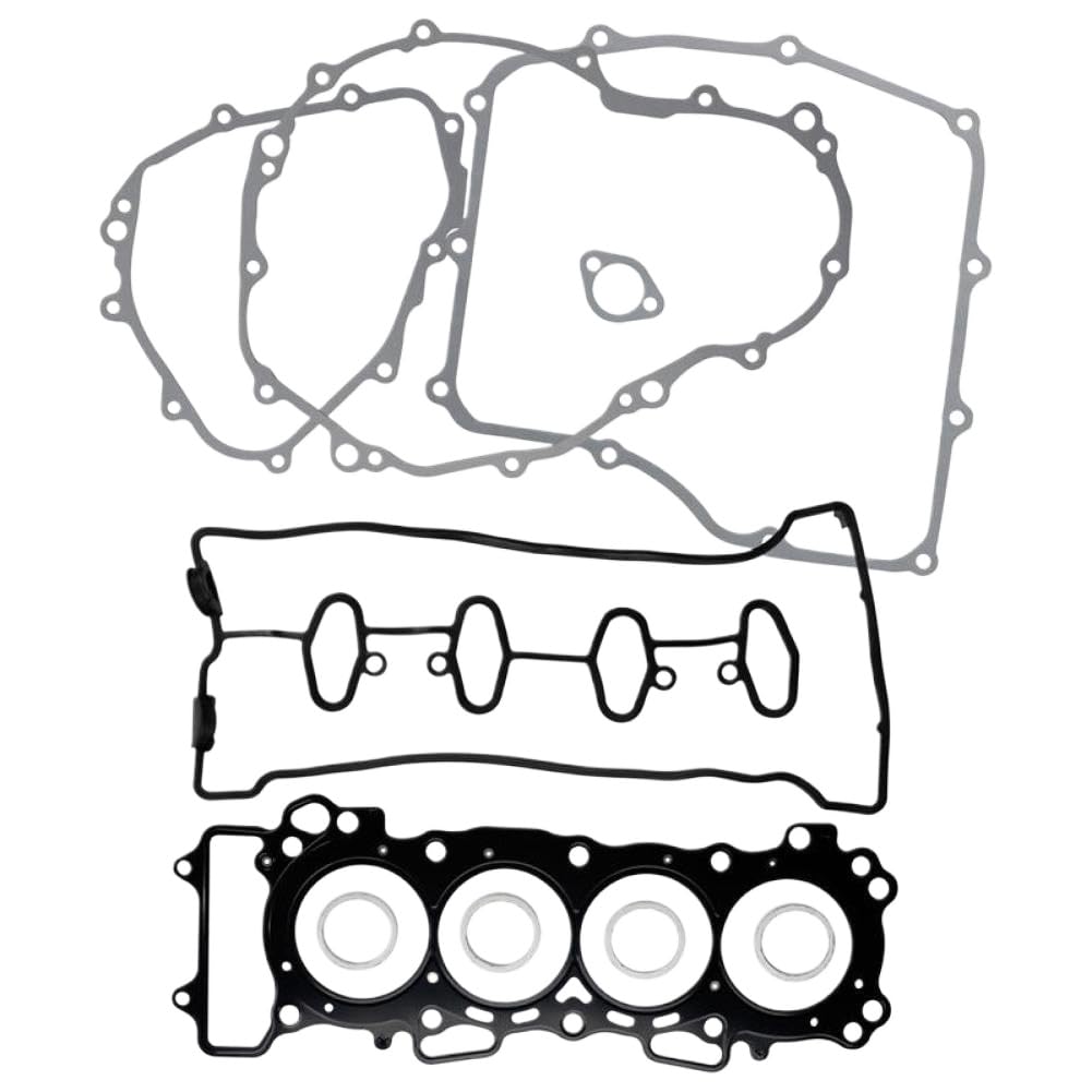 Motorcycle Full Engine Cylinder Clutch Cover Gasket Kit Set Compatible with CBR600 F4i CBR600F4i 2001-2006