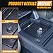 Bekantogy Car Armrest Safe Box Compatible with Land Rover Defender 90 110 130 2020-2025 Center Console Safe Lock Box Storage Organizer Valuables Storage Boxes With 3-Digit Combination Locks