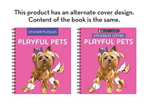 Brain Games - Sticker by Letter: Playful Pets (Sticker Puzzles - Kids Activity Book) 6 51289bJI9gL