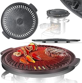 KESSER® Płyta grillowa do pieca rakietowego, Dutch Oven BBQ Rakieta, piec opalany drewnem, kuchenka kempingowa, grill kempingowy