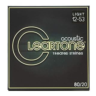 Cleartone CL7612 Jeu de Cordes pour Acoustique Vert - Les Beatles, Paul McCartney, John Lennon, RIngo Starr, George Harrison