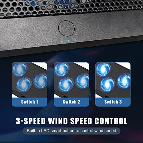 Laptop-Cooling-Pad-XINQIHAO-Laptop-Cooler-with-3-High-Performance-Quiet-Blue-LED-Fans-Smart-Button-Speed-Control-2-USB-Ports-Laptop-Cooling-Stand-with-7-Height-Adjustable-for-12-17-Inch-Laptops