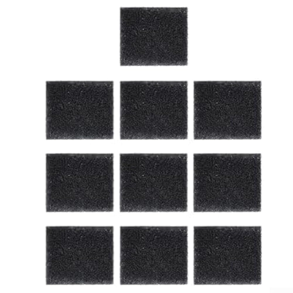 Filter Sponge Replacement for Bounty For Ultra Farm | 40PPI Polyester Foam Inserts to Keep Water Clean and Pumps Efficient | Black | Multiple Pack(10pcs)