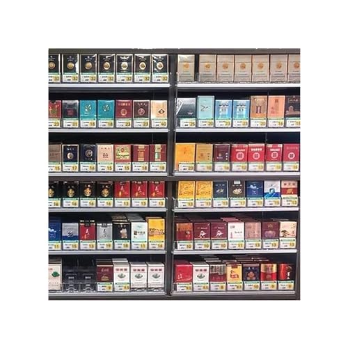 Étagères de magasin automatiques et support de rangement mural à paquets de cigarettes de supermarché