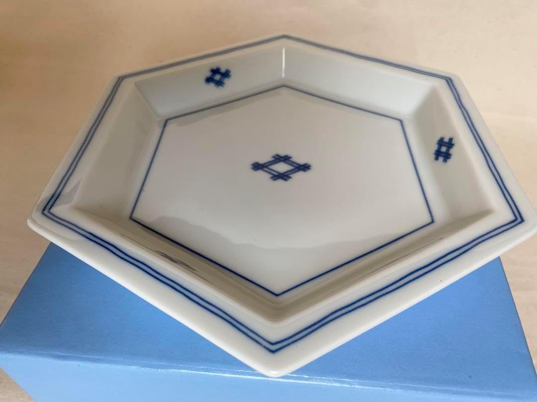 ポツンと1羽の鳥 八角皿(幅17cm)！」 古伊万里金彩皿 3客