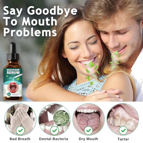 Image of Gum Restore Drops, Natural Oral Care Serum for Gum & Bad Breath Freshening