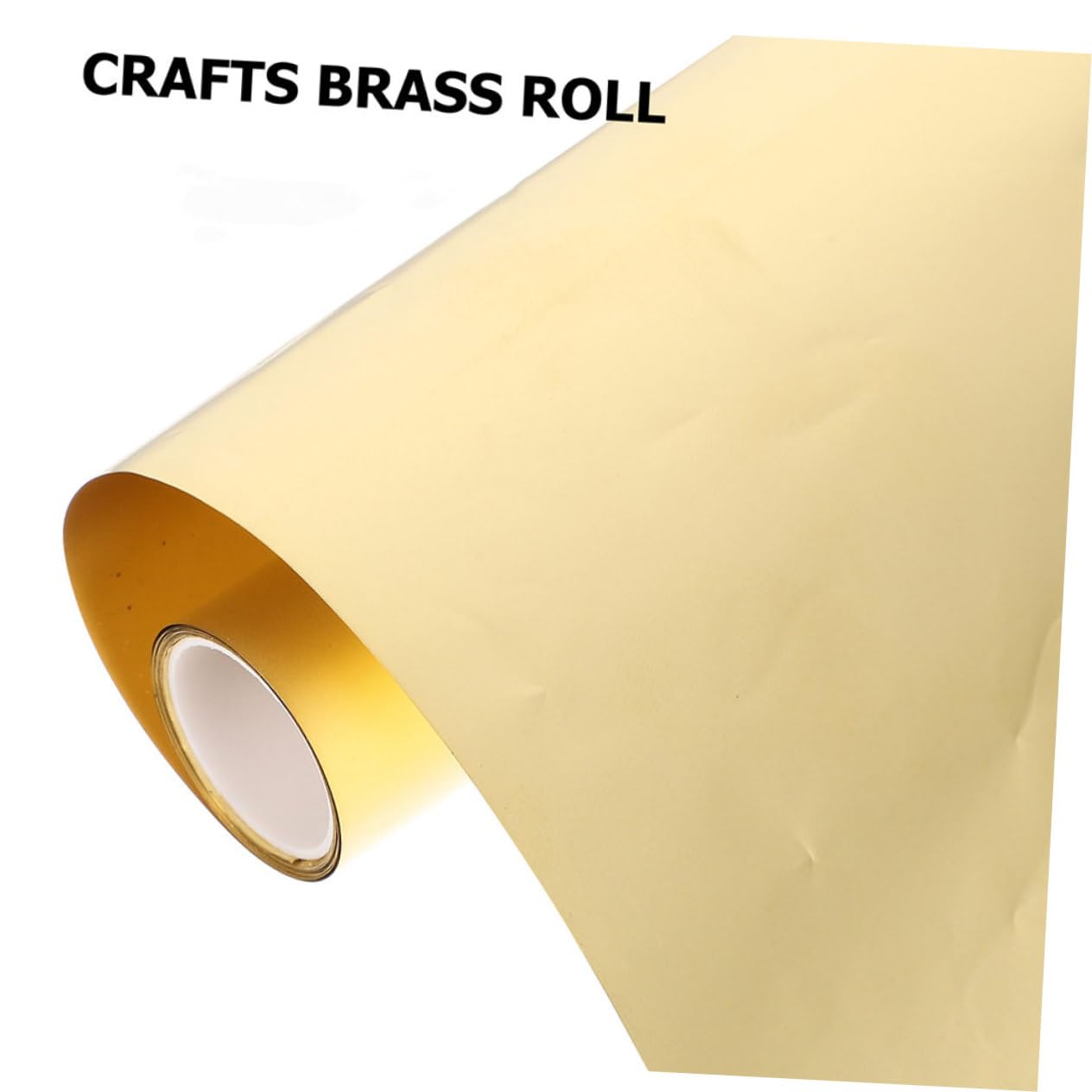CHILDWEET 1 Roll Brass Foil Plate High Hardness Thick Brass Sheet Strip for DIY Projects Crafts and Electrical Applications Versatile Metal Foil for Easy Cutting and Processing
