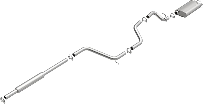 BRExhaust Replacement Exhaust System Kit 106-0073 Compatible with 2000-2007 Ford Taurus, 2000-2005 Mercury Sable 3.0L