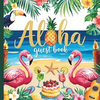 Paperback Guest Book: Hawaiian Guest Book Includes Gift Tracker and Picture Memory Section to Create a Lasting Keepsake to Treasure Forever Book