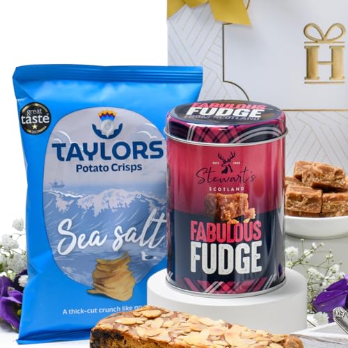 Hattie's Gifts Scottish Afternoon Tea Hamper for 2 – Gourmet Food Gift Box with Shortbread, Tea, Fudge, Dundee Cake, Chocolate – Non-alcoholic Scottish Gifts for Women & Men - Image 7