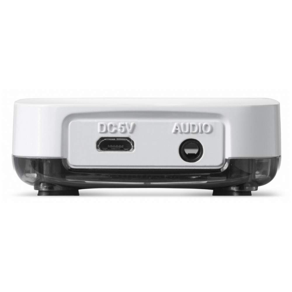 One For All SV1810, Receptor de música Bluetooth, Transmite música de manera inalámbrica, Plug & Play, blanco