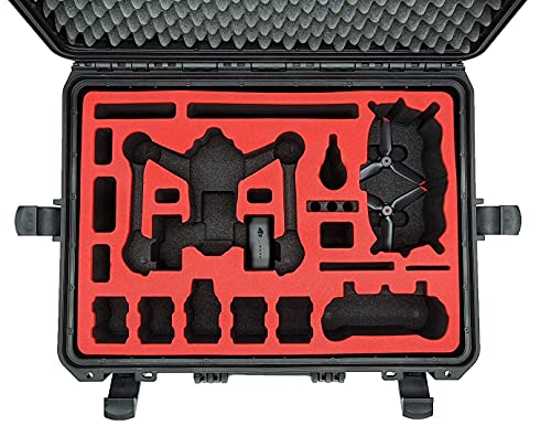 Mc-Cases Professional Carrying Case For Dji Fpv Combo Also With Bracers - Fly More Set - Carrying Case - Made In Germany #TOP1