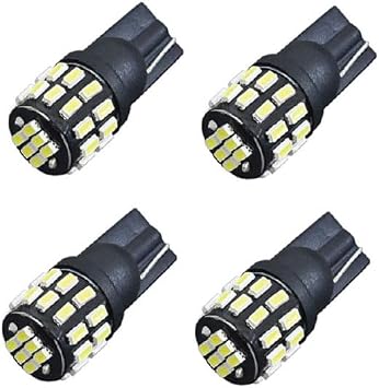 britelites 4x T10 Extremely Bright 30 SMD 3014 EX Chipsets Xenon White LED Car Lights Bulb W5W, 147, 152, 158, 159, 161, 168, 184, 192, 193, 194 2825