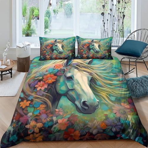 Housse de couette en microfibre imprimé animal 3D haute définition
