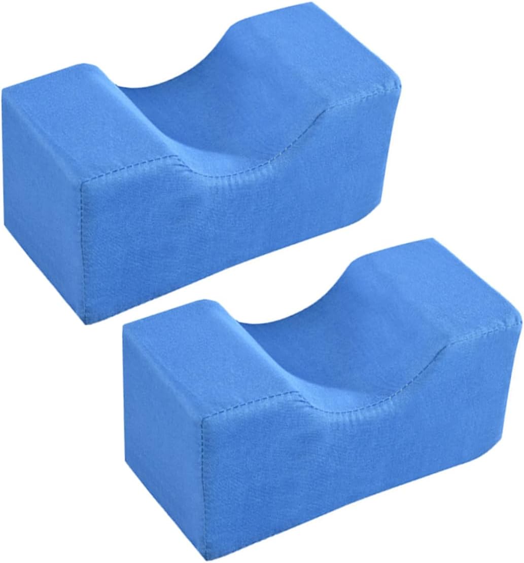 2pcs Cushion Protector Bedsore Elevation Pads for Hand Foot Injury Relief Soft Support Cushions for Elderly Bedridden Patients Blue Color Promotes Healing Comfort