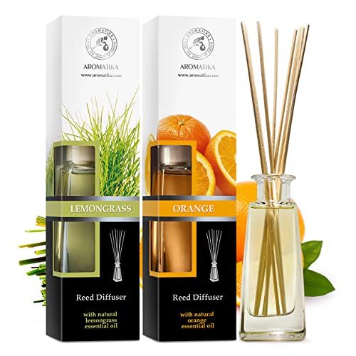 Reed Diffuser Lemongrass y Orange 2x3.4 Fl Oz miniatura 2