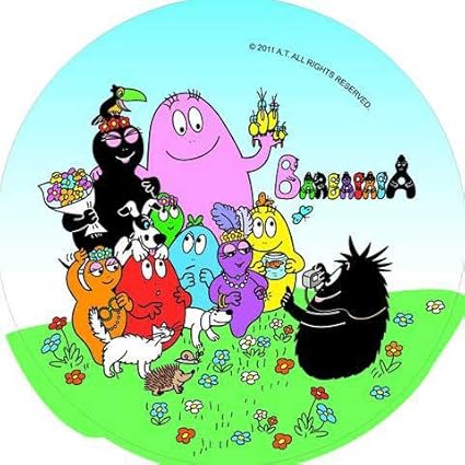 Disque En Azyme Barbapapa Pour Decoration De Gateau Amazon Fr Cuisine Et Maison