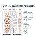 ARDOR ENERGY Sparkling Water with 100mg Natural Caffeine & 200mg L-Theanine from Organic Green Tea for Smooth Energy & Focus | Healthy Energy Drink | No Sugar, Zero Calories, Vegan, Gluten-Free | Tropical Mango (Pack of 12, 12oz cans)