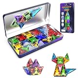CREATIVIDAD SIN LÍMITES EN FORMATO MINI: Incluso con menos piezas, los niños pueden construir torres, casas, patrones y formas mientras exploran su imaginación. Compatible con otros juegos magnéticos, puede usarse solo o como complemento.