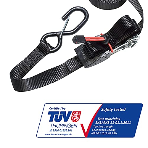 MASTER LOCK 3056EURDAT 4Er Pack Spanngurte 4,25M mit Ratsche Und Shaken – Bild 3