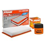 FRAM Extra Guard Replacement Engine Oil Filter PH3614 and Air Filter CA10242 for Select Ford and