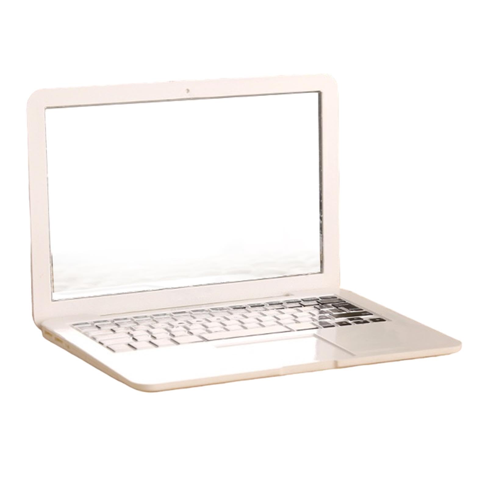 Makeup Mirror Mini Mirror Folding Mini Laptop Mirror for Handbag Women Girls White-image-43