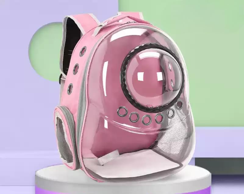 Sac à dos pour chat et chien style capsule spatiale transparente