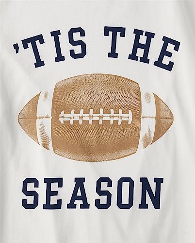 The Children's Place Baby Adult Family Matching, Football Pajama Sets, Cotton, Tis The Season, Medium