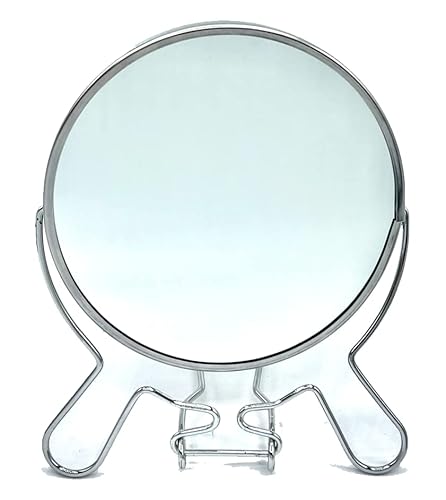 Table Mirror, Folding Mirror, Beauty Makeup Mirror, 5 Inch Travel Mirror, Folds Flat #TOP2