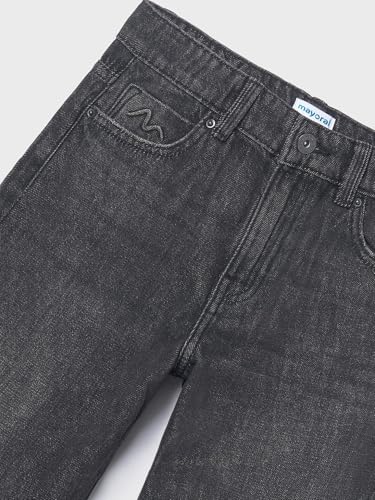 Mayoral Relax Long Denim Pants for Girls Black3