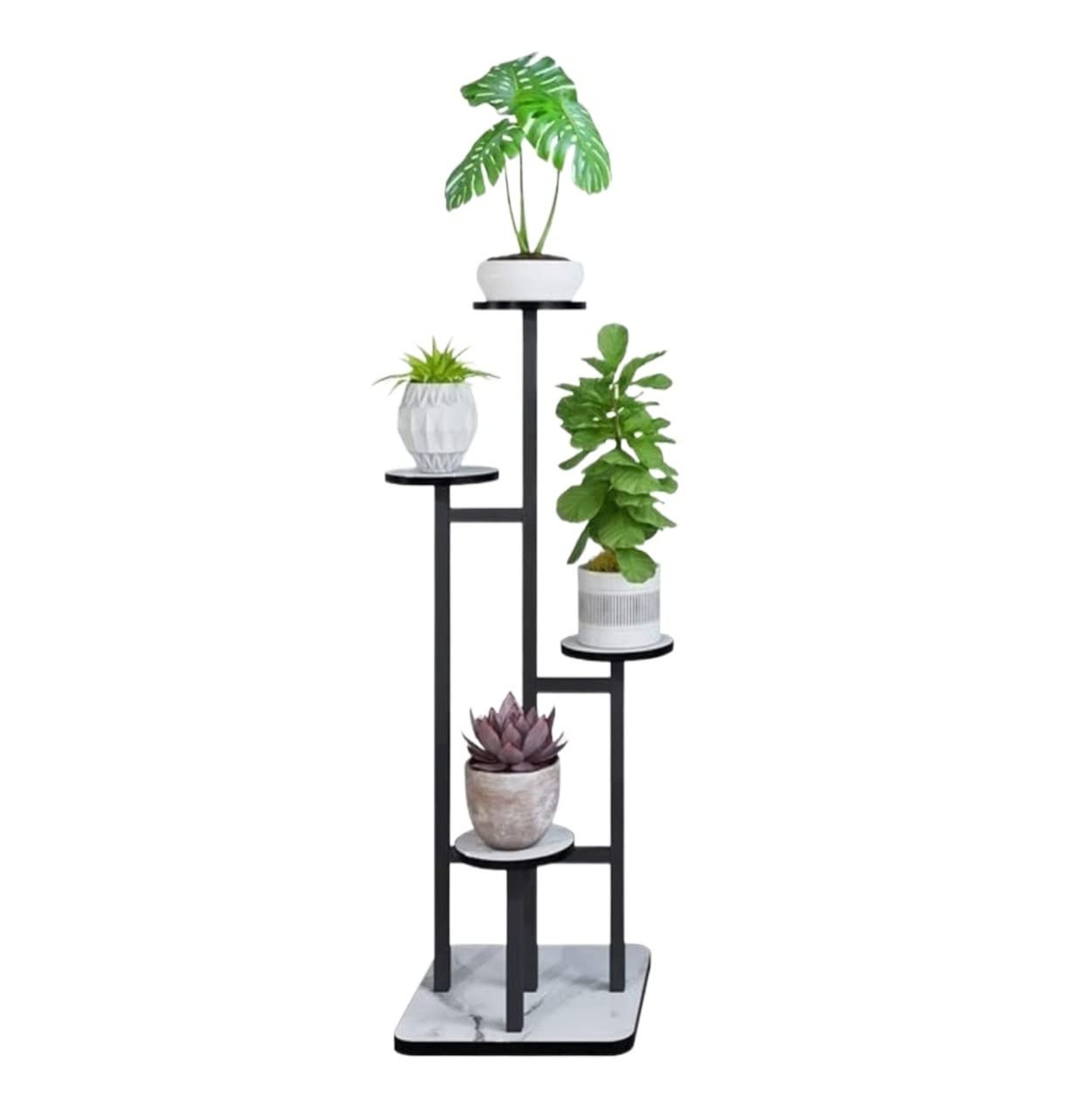 YYLMKMFC-AE Plant Shelves Flower Holder Simple Modern Flower Stand Floor Planter Holder Metal Stand For Home Indoor Outdoor(A,100cm)