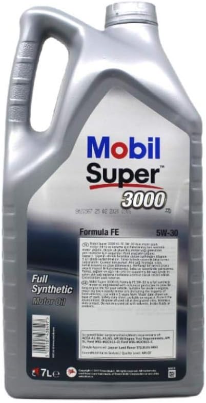 Mobil Super 3000 Formula FE 5W/30 7 Lt Tam Sentetik Motor Yağı..