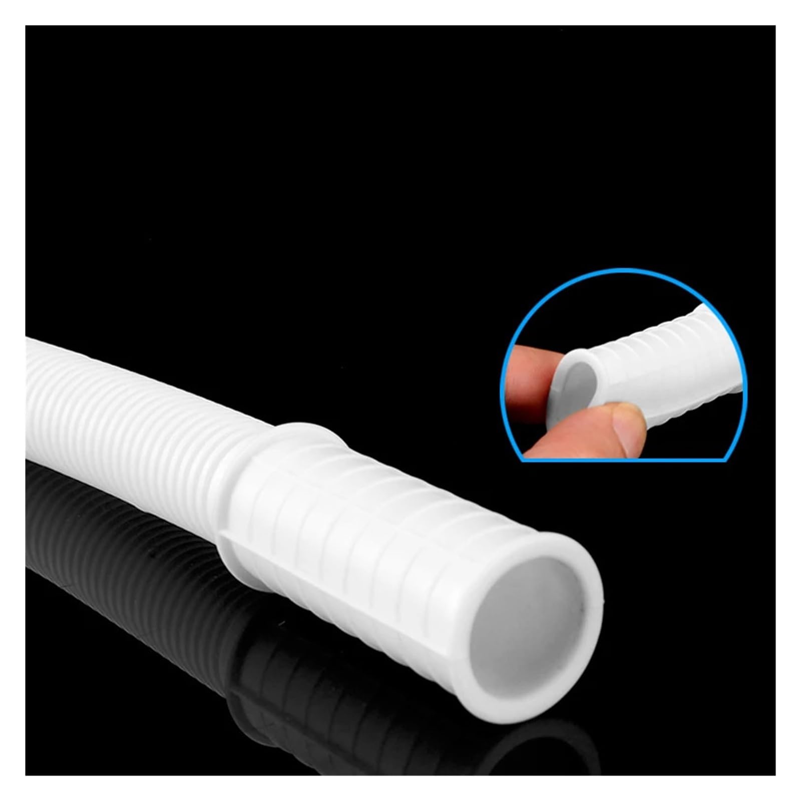 Tubo Condensa Condizionatore Universal Air Conditioning Drainage Hose | Flexible Air Conditioning Drain Hose Accessories Cuttable Corrugated Drainpipe(20M)