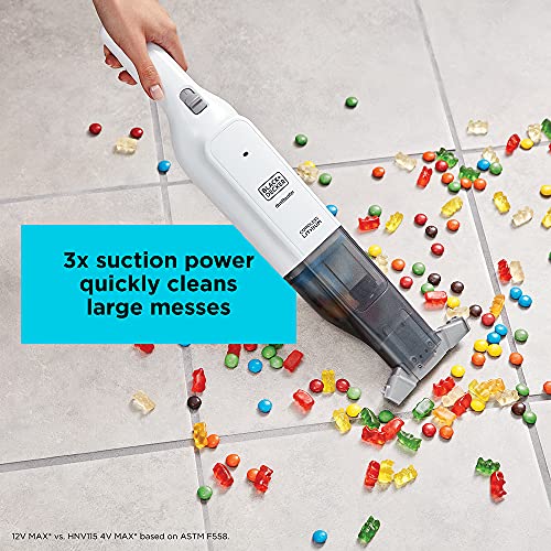 Image of BLACK+DECKER 12V MAX Handheld Vacuum Cordless, dustbuster AdvancedClean with Base Charger (HLVC315B10)