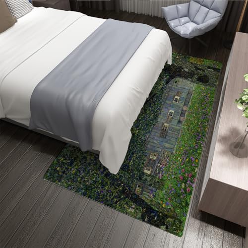 Tapis Antidérapant Lavable Gustav Klimt Vert 140x200 - 5