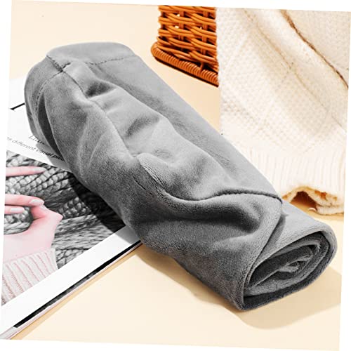 Fundas de reposabrazos para sofá protector elástico de tela para sillones gris oscuro 6