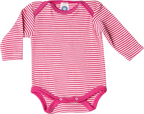 Body à manches longues pour bébé en laine soie anti-irritation taille 74-80 cm