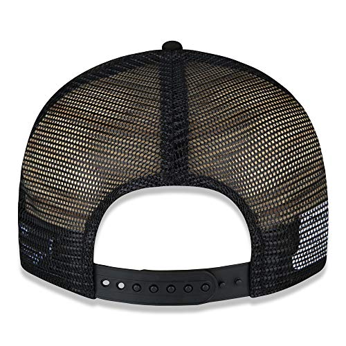 BONE 9FORTY A-FRAME TRUCKER CORE RUBBER ABA RETA SNAPBACK PRETO New Era