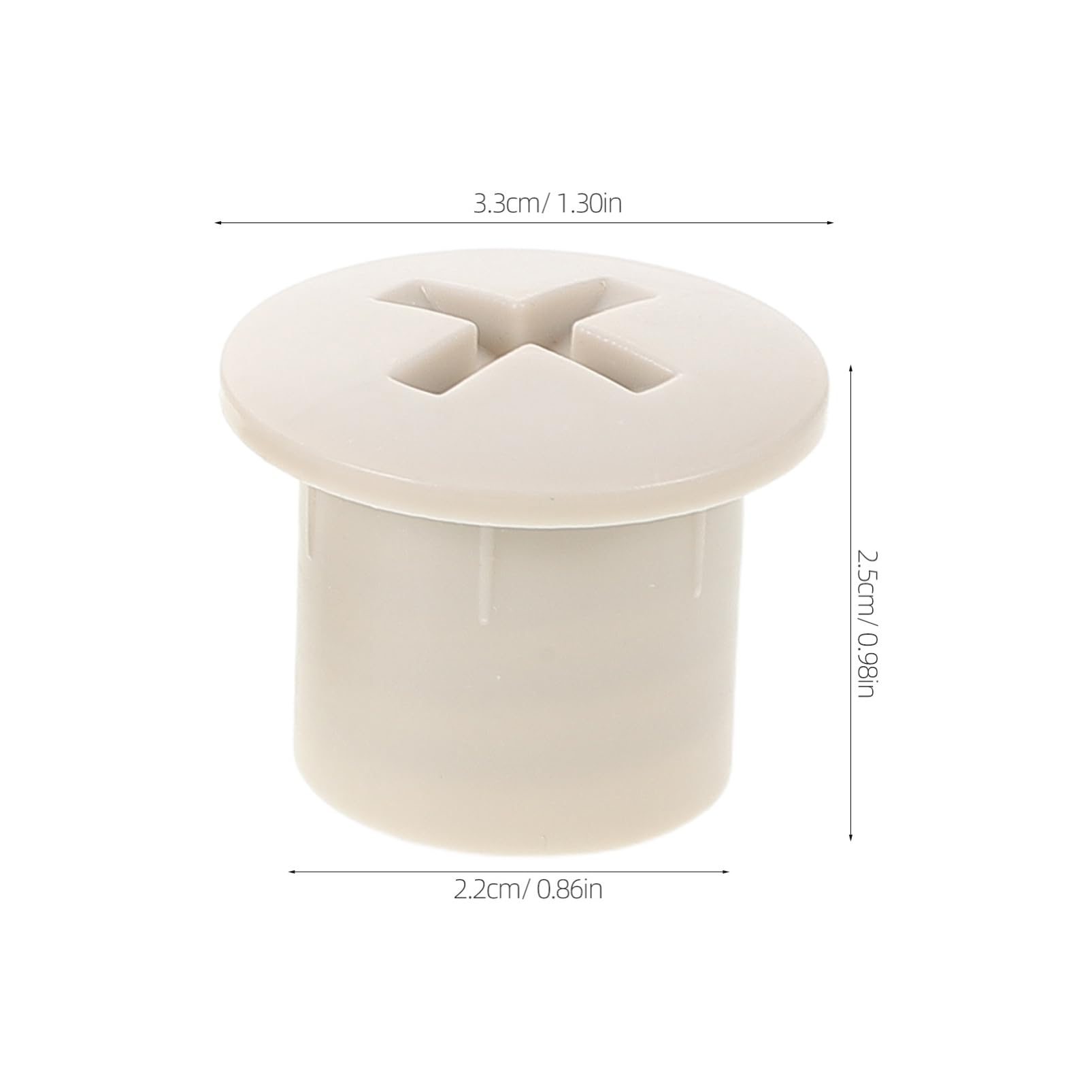 SUPVOX Set di 4 tappi per viti in plastica per scivoli per bambini, accessori per attrezzature da gioco, colore: grigio