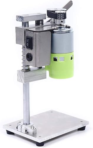 Mini taladro de mesa, mini prensa de taladro para taladrar bancos, brocas de velocidad variable, mandril de precisión para perforación de metal,