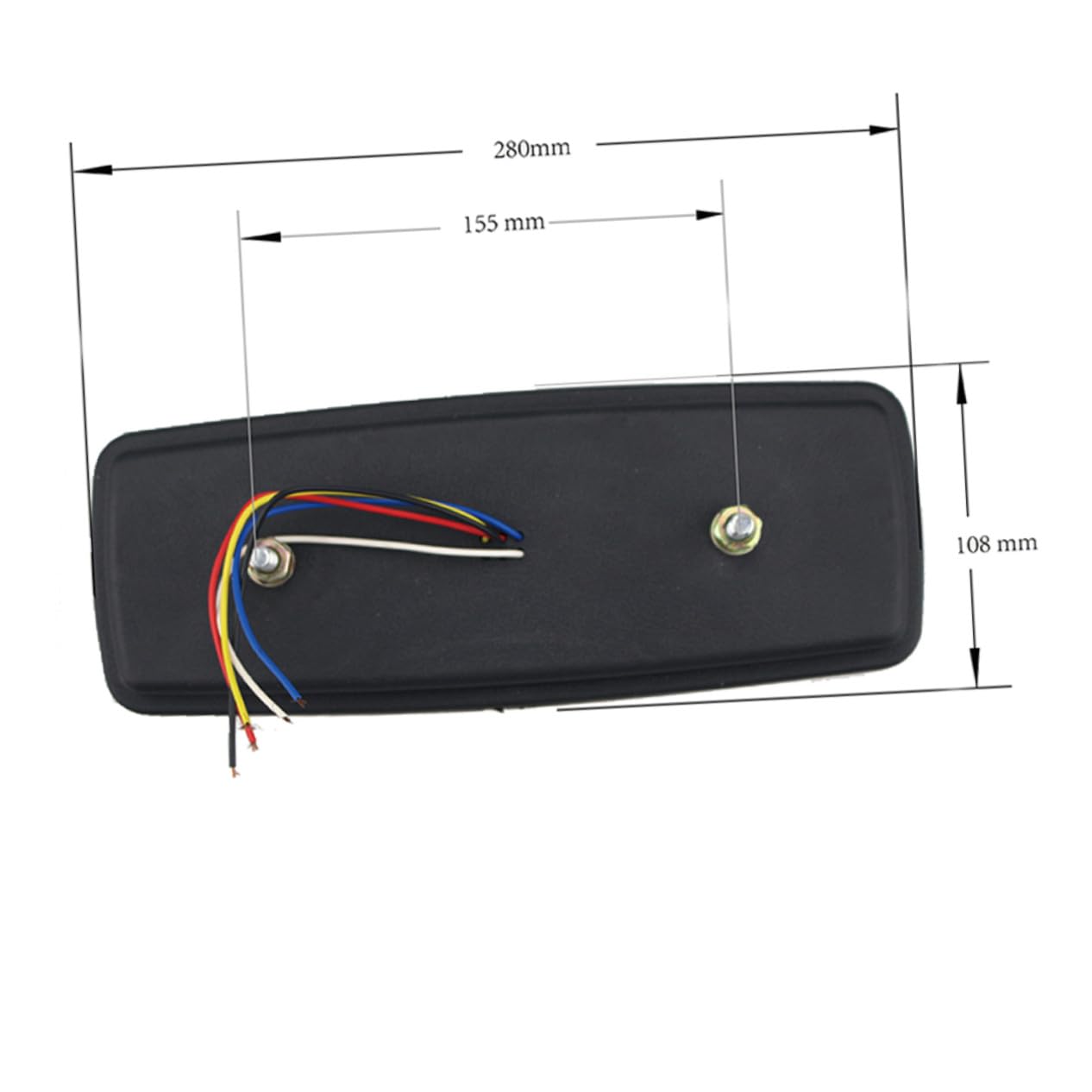 Coppia di Luci Posteriori a Freccia LED 12v per Camion