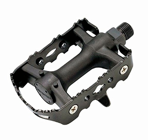 Pédale Longus SP-931S noire pièce détachée vélo plateforme universelle