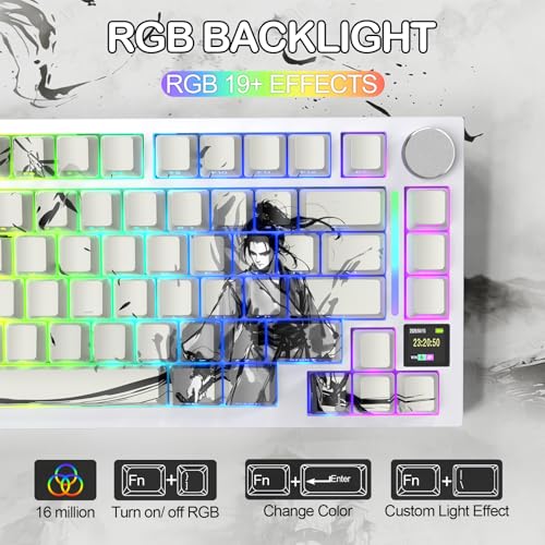 Clavier sans fil 75% ATTACK SHARK X820 Ultra pour setup gaming - 6