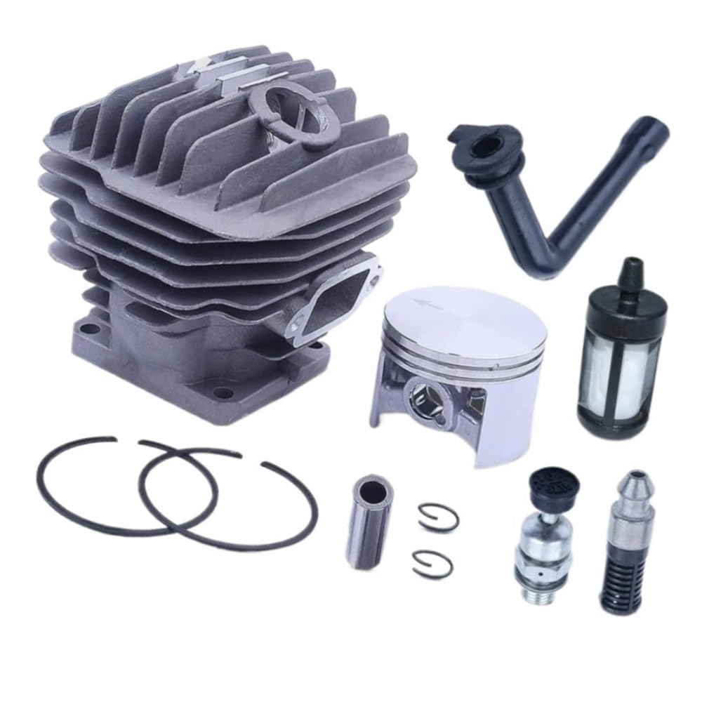 Evite tirones con el kit de pistón de 52 mm con válvula para motosierra MS460