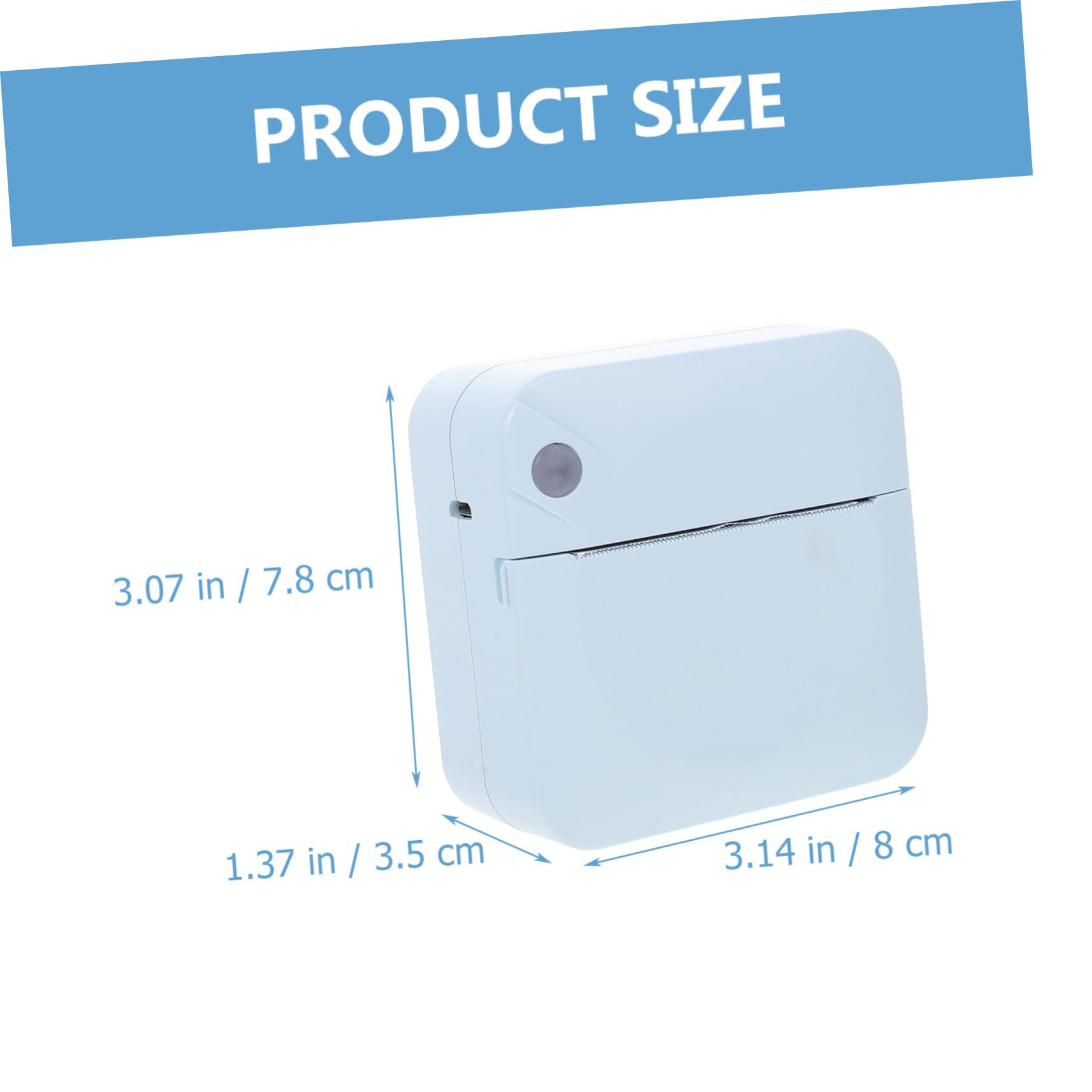 iplusmile Stampante Termica Portatile Tecnologia Wireless Tascabile per Etichette Adesive 200dpi, Batteria 1000mah, Materiale Abs per Casa e Ufficio