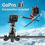 Aureday Phone Tripod, Flexible Tripod for iPhone and Android Cell Phone, Come with Wireless Remote and Clip for Video Recording/Vlogging/Selfie - Image 3