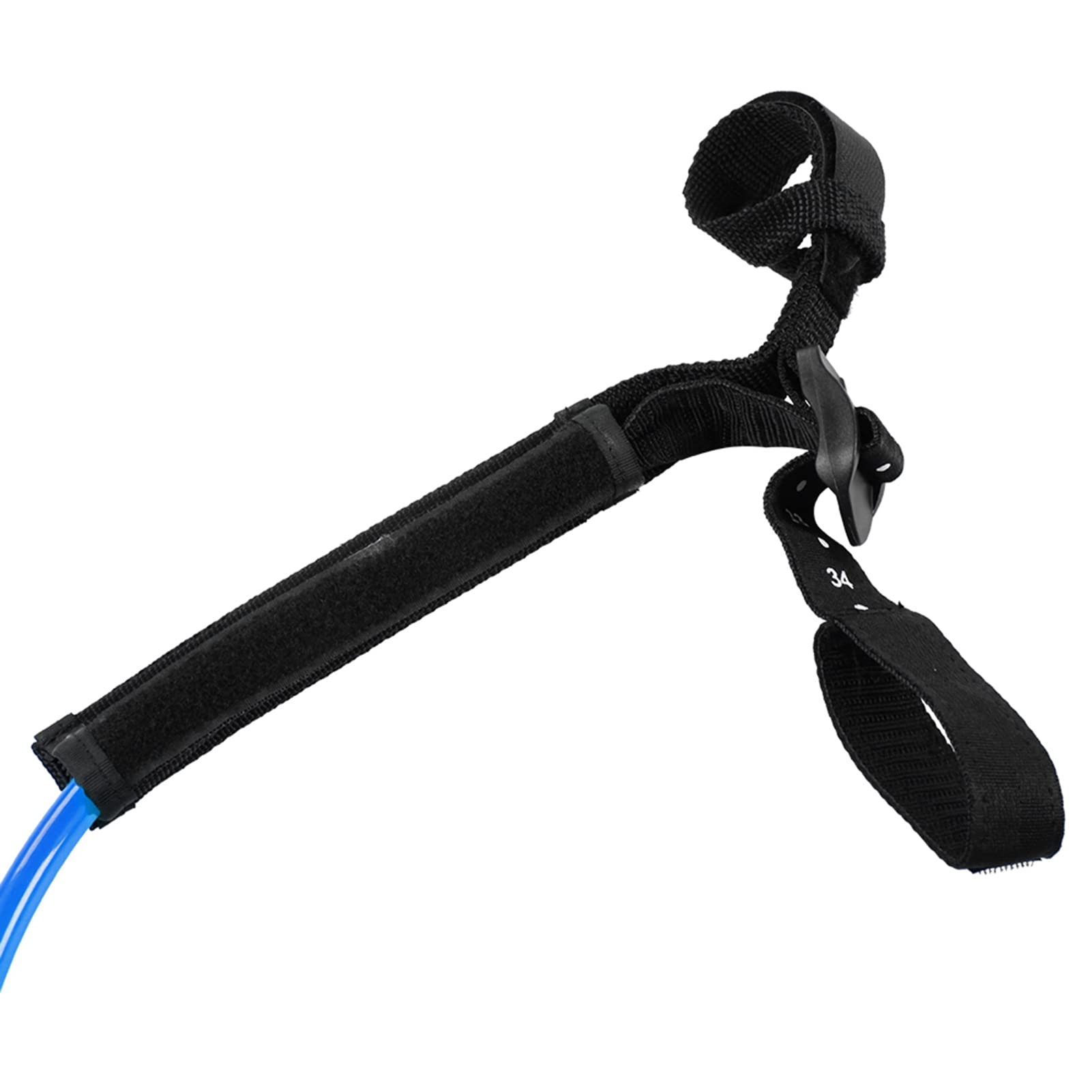 Verstellbare Schwarze Sicherheits-Windsurf-Geschirrleine für Surfer-Sicherheit, TPU-Material, 2 Stück