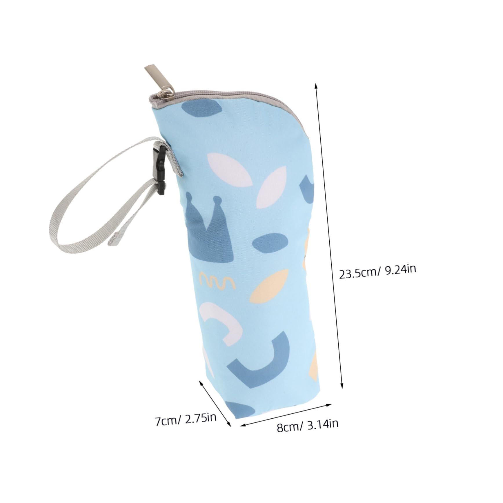 Toddmomy Infant Daycare Bag Insulated Bottle Carrier Portable Baby Bottle Cooler Breastmilk Storage Pouch Aluminum Insulation Fashion Design